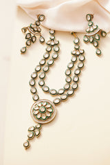 Emerald Kundan Set