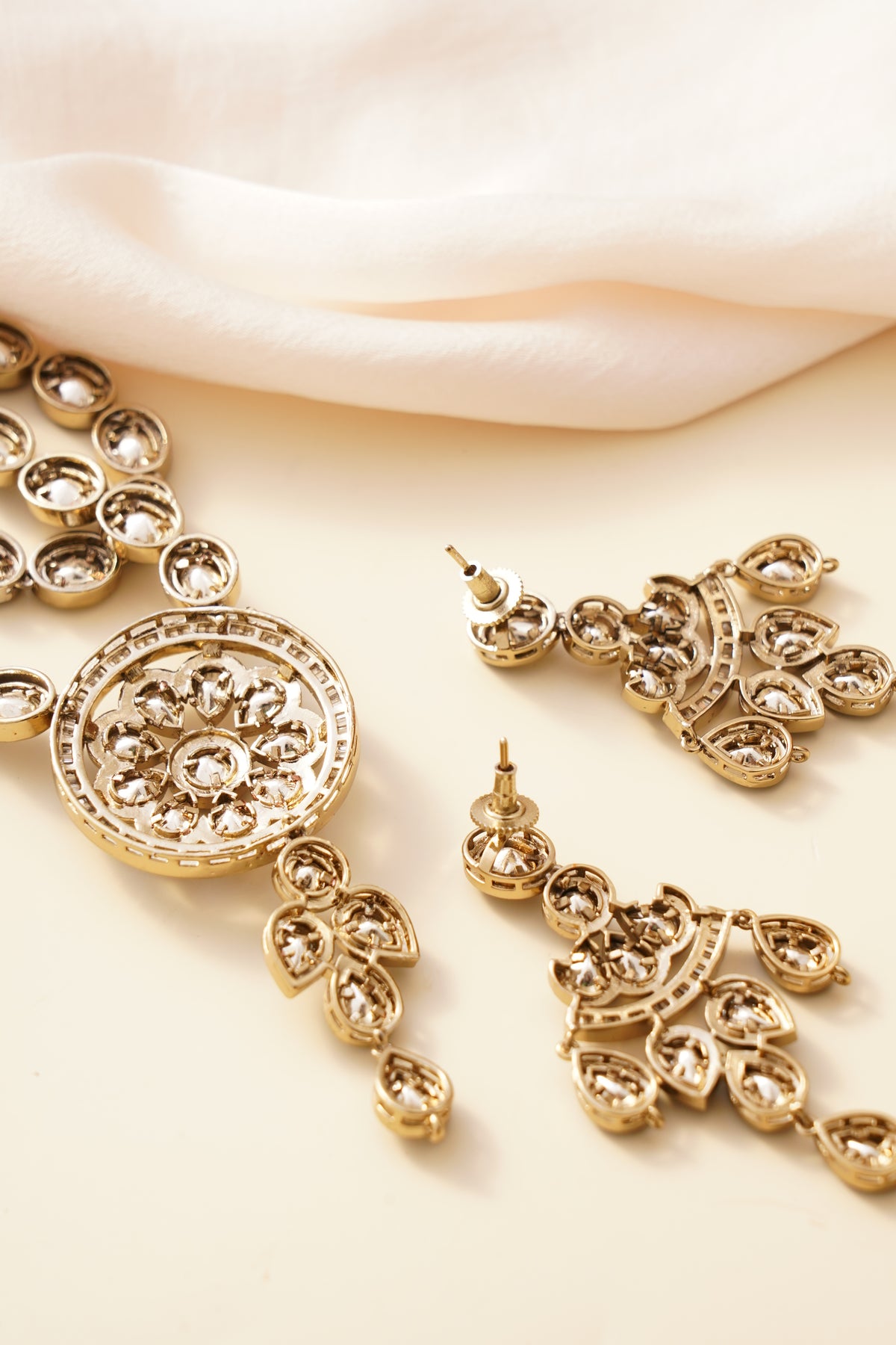 Emerald Kundan Set