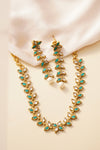 Teal Leaf Set
