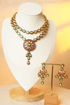 Emerald Floral Necklace