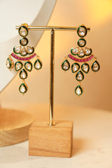 Emerald Floral Necklace
