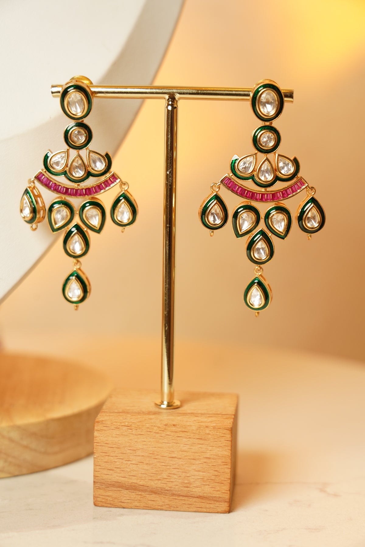 Emerald Floral Necklace