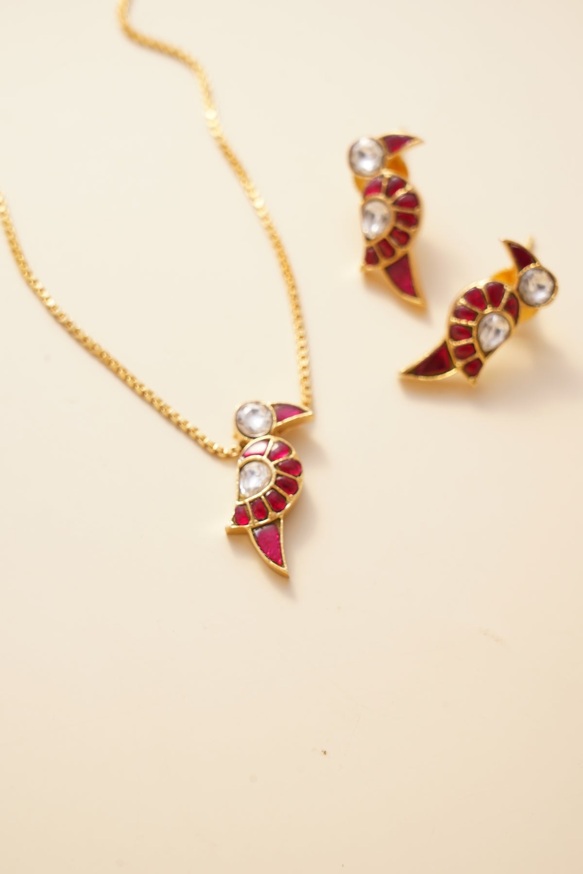 Ruby Leaf Set - image 1