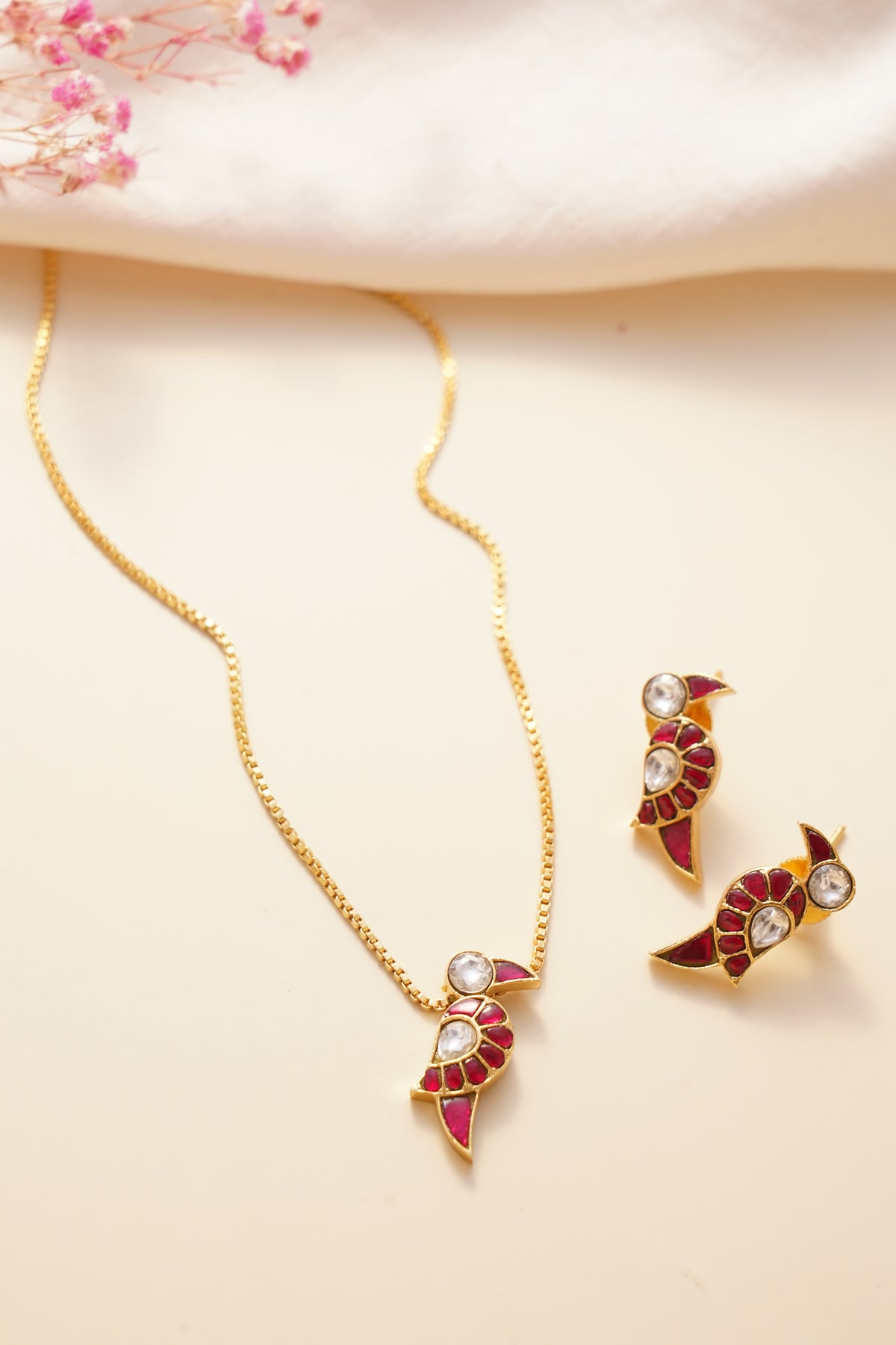 Ruby Leaf Set - image 2