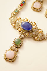 Nayra Blue Gemstone Statement Set