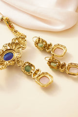 Nayra Blue Gemstone Statement Set