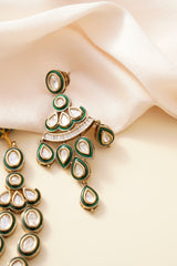 Emerald Kundan Set