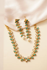 Teal Leaf Set