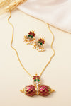 Maharani Luxe - Ruby & Emerald Set