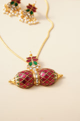 Maharani Luxe - Ruby & Emerald Set
